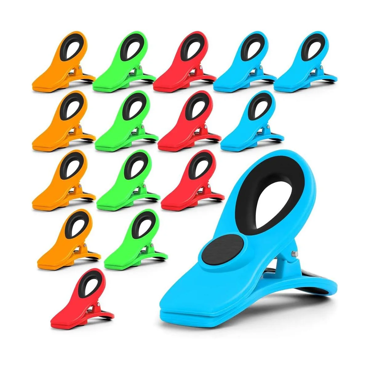 Jetmore Paquete de 16 clips para bolsas de chips clips_1