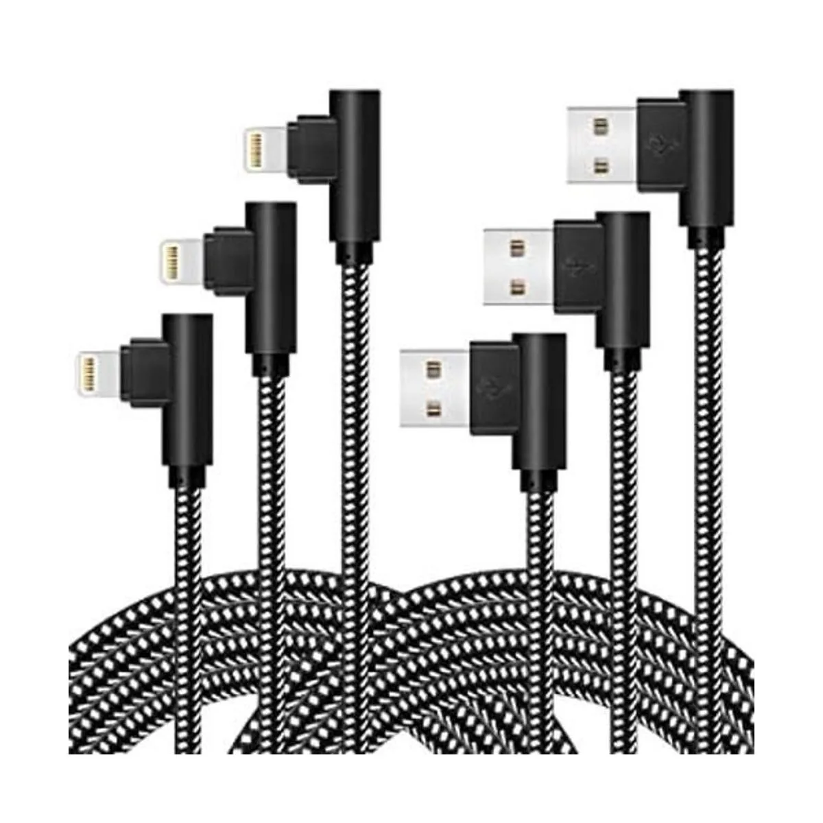 Cargador para iPhone certificado MFi Paquete de 3 cables_1
