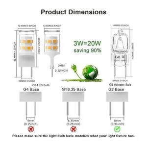 Bombilla LED G8 bombillas de microondas de 20 W repuesto_2