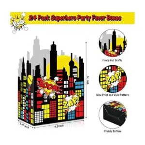 24 cajas de recuerdos de fiesta cajas de dulces con_2