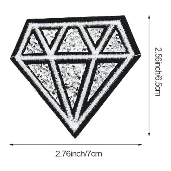 Paquete de 10 parches decorativos de diamantes de_2