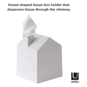 Umbra Casa caja de pañuelos adorable en forma de casa_3