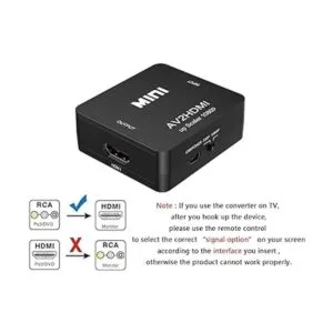 Amtake Convertidor RCA a HDMI adaptador de convertidor_3