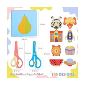 UCEC Tijeras para niños pequeños corte de papel 100_2