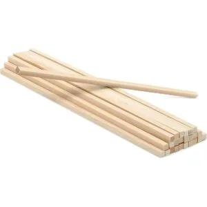 Paquete de 25 tacos cuadrados de madera para manualidades_6