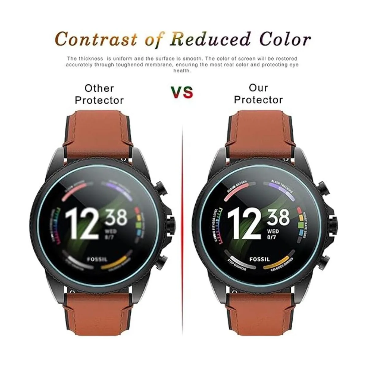 Suoman Fossil Gen 6 Protector de pantalla para hombre de_3