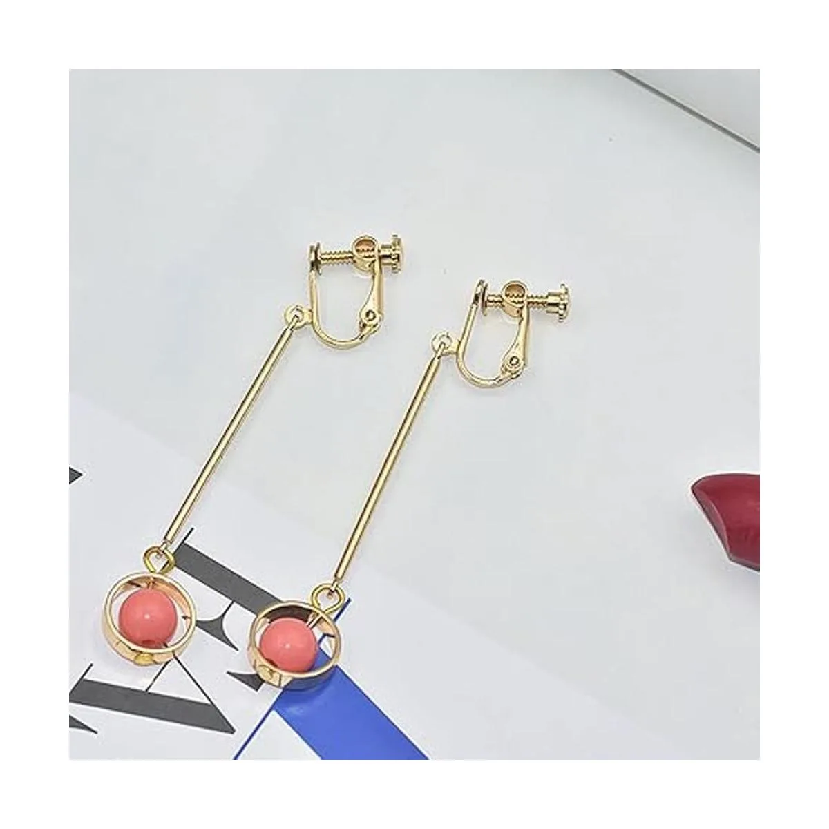 24 piezas de aretes con clip y componentes convertidores_5