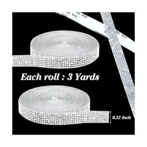 Tiras autoadhesivas de diamantes de imitación de cristal_5