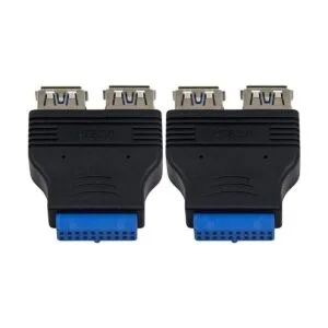 Duttek Paquete de 2 adaptadores USB 3.0 para placa base_6