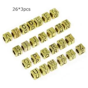 Honbay 78 cuentas de metal de 0.276 in cuentas de_2