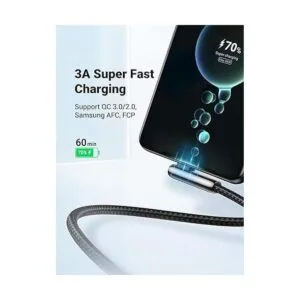 UGREEN Cable USB C de aleación de zinc en ángulo recto_2