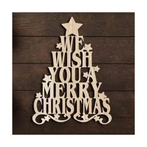 Merry Christmas Tree Metal Die Cuts Merry Christmas Tree_2
