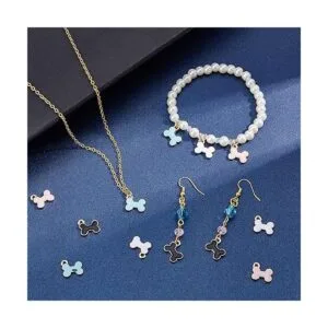 PH PandaHall 40 dijes esmaltados de hueso de perro 4_2