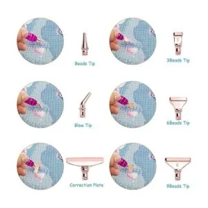 SENHAI Juego de 17 bolígrafos de pintura con diamantes_3