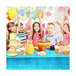 Mantel de plástico con estampado de agua de burbujas_5