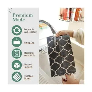 Soporte para bolsas de plástico soporte lavable para_4