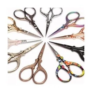 Tijeras de bordado de costura de 3.6 pulgadas con cubierta_3