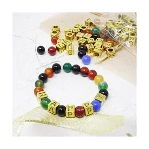 Honbay 78 cuentas de metal de 0.276 in cuentas de_5