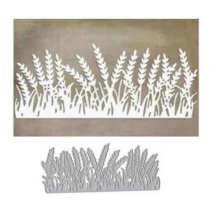 Troqueles de metal con borde de hierba de trigo troqueles_4