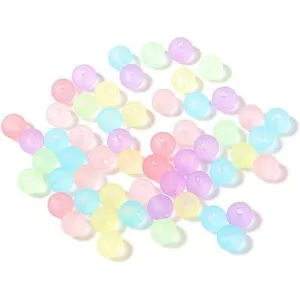 200 cuentas de cristal acrílico de colores para hacer_1