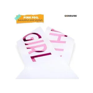 CORRURE Banda de cumpleaños para niña con papel de_6