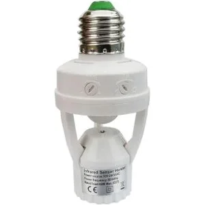 PIR Toma de luz con sensor de movimiento adaptador de_1