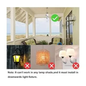 PIR Toma de luz con sensor de movimiento adaptador de_4