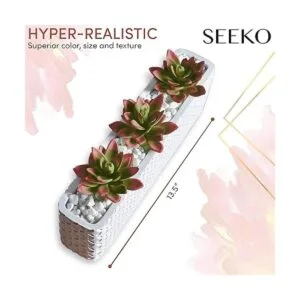SEEKO Suculentas sintéticas plantas artificiales en_3