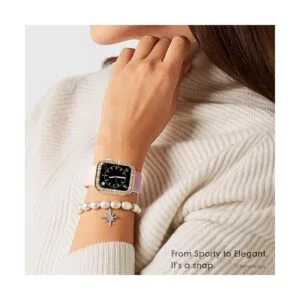 NewWays Paquete de 2 fundas brillantes compatibles con_5