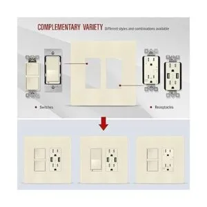 Embellecedor Enerlites para enchufe sin tornillos seguro_5