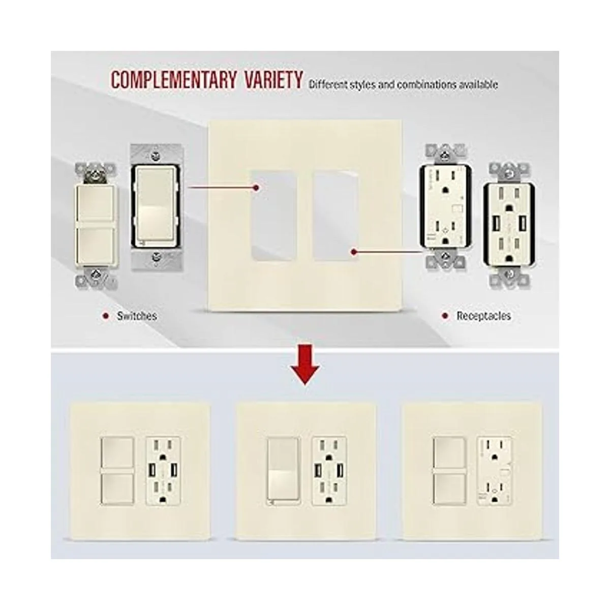 Embellecedor Enerlites para enchufe sin tornillos seguro_5
