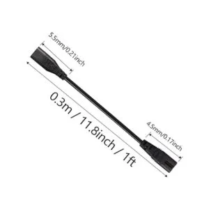 GINTOOYUN Cable de alimentación IEC 320 C8 a C7 8 figuras_6