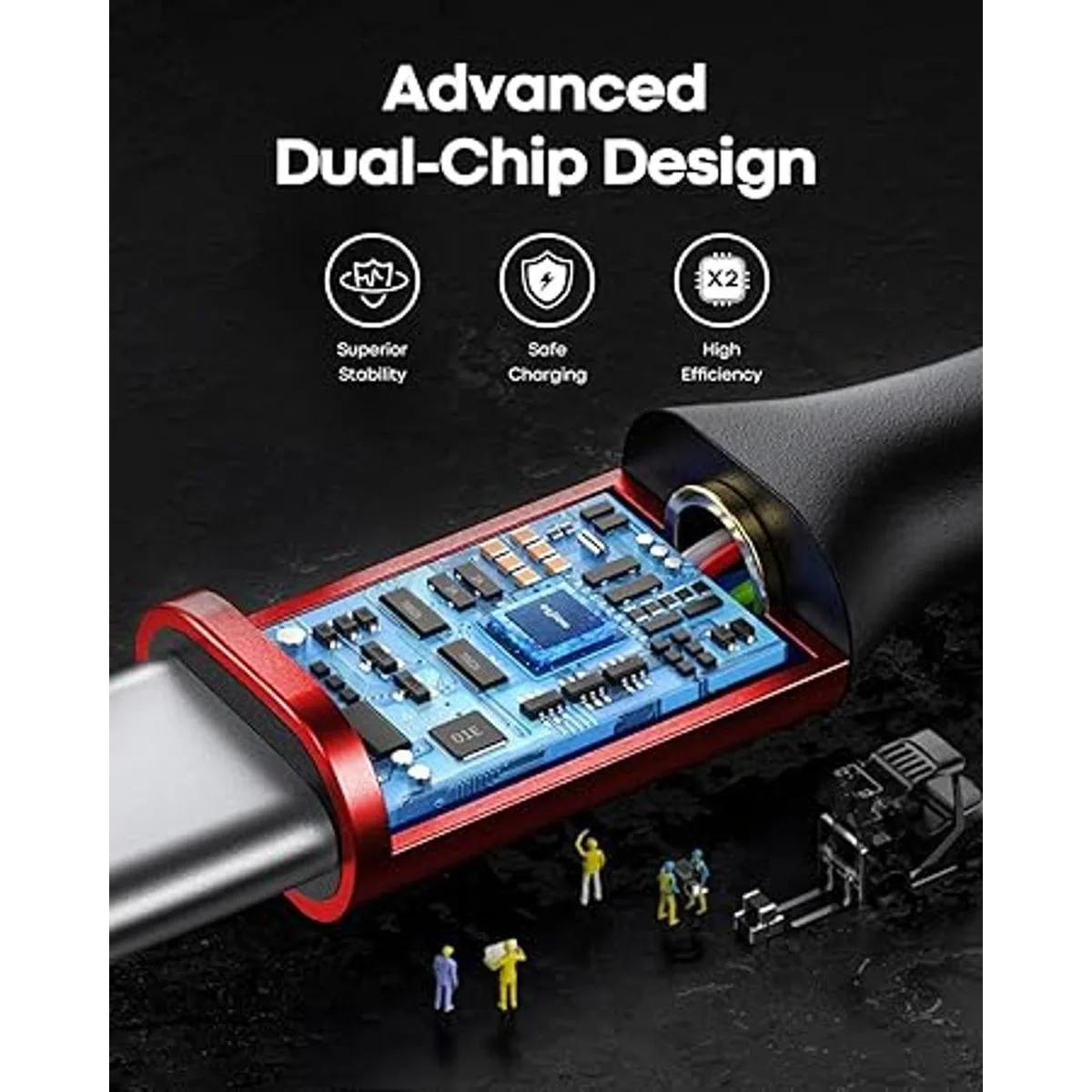 Cable USB C 3A de carga rápida 3 pies paquete de 3_7