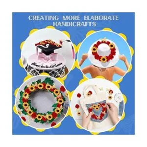 30 calcomanías florales de rosas con parte trasera plana_6