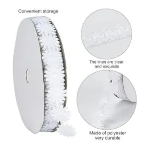 PH PandaHall 20 yardas de 0.669 in de margarita con borde_4