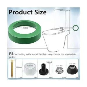 Ceoighe Kit de repuesto de piezas de tanque de inodoro de_4