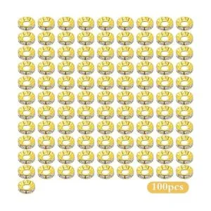 BronaGrand 100 cuentas espaciadoras de diamantes de_2