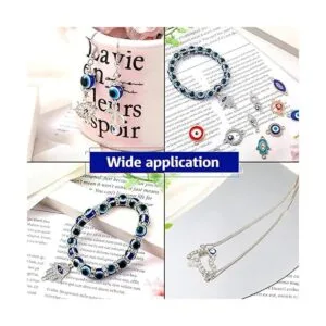 450 cuentas de mal de ojo azul dije de mal de ojo_3