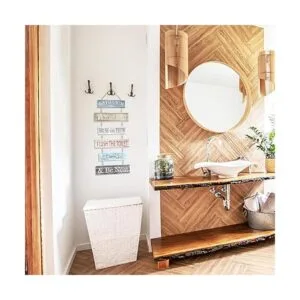 Hotop Letrero para decoración de pared de baño letrero de_4