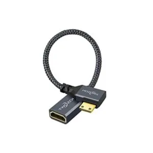 Twozoh Cable adaptador mini HDMI a HDMI de 0.6 pies_1