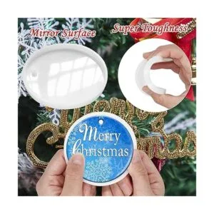 4 moldes de resina de adorno redondo de Navidad de 3_3