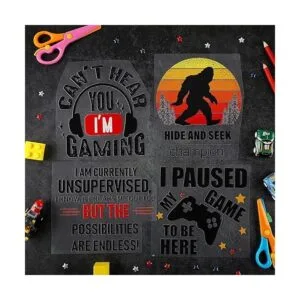 12 vinilos de transferencia de calor HTV para planchar_6