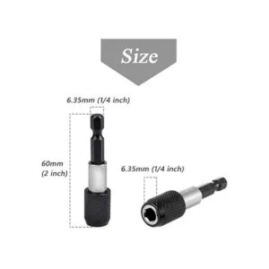 Mesee Juego de 3 brocas de extensión magnética con_3