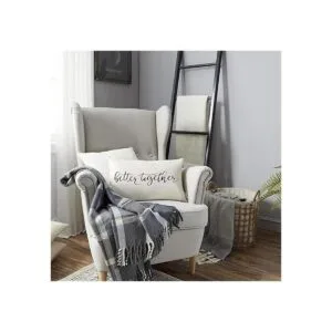 Meekio Fundas de almohada de granja con cita Better_2