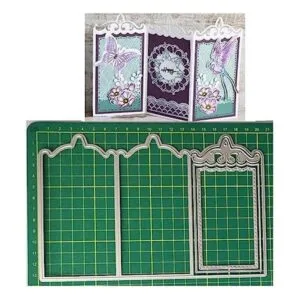 3Pcs Frame Metal Die Cuts ThreeLayer LooseLeaf Frame_1