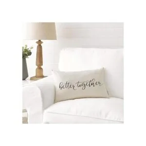 Meekio Fundas de almohada de granja con cita Better_4