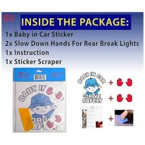 Tamaño grande alta visibilidad calcomanía para bebé en_5