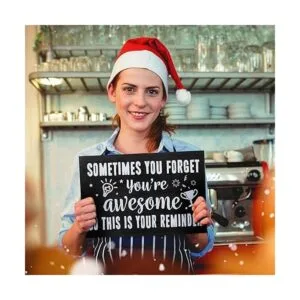 Letrero inspirador de madera con texto en inglés_5