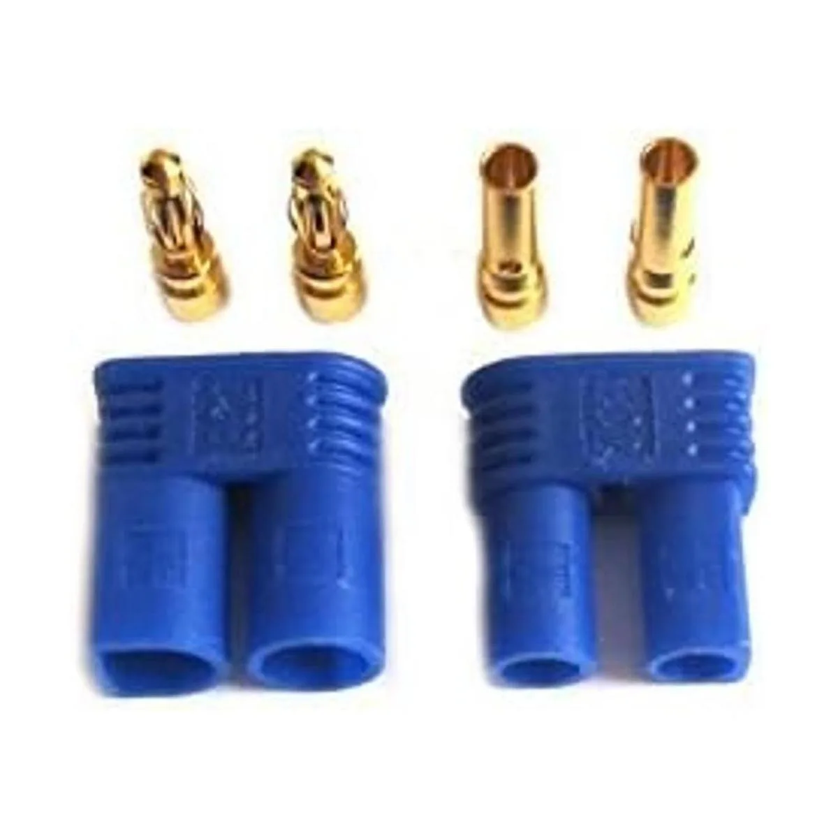 EC2 2 mm plátano Plug macho a hembra Oro Bullet Conector_2