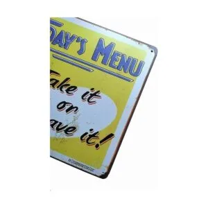 ERLOOD Letrero de metal para decoración de pared con_3